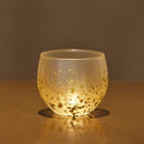 [GLASS] STARDUST AKARI SMALL GLASS | KANAZAWA GOLD LEAF | HAKUICHI