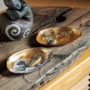 [TRAY] KATSUSHIKA HOKUSAI GLASS (GOLD) | KANAZAWA GOLD LEAF | HAKUICHI