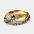 [TRAY] KATSUSHIKA HOKUSAI GLASS (GOLD) | KANAZAWA GOLD LEAF | HAKUICHI
