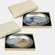 [ถาด] แก้ว Katsushika Hokusai (เงิน) | Kanazawa Gold Leaf | ฮูคุอิจิ