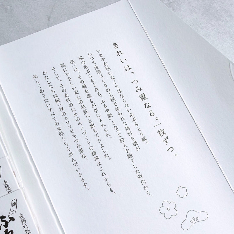 吸油紙] 5 本書套裝MAIKO（美麗的女人畫）|金澤金箔|箔一｜Made in