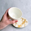 [TEA POT & CUPS SET] RS MARBLE CUP&SAUCER TEA POT | KANAZAWA GOLD LEAF | HAKUICHI
