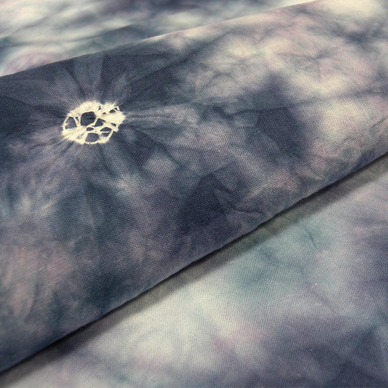 [TOWELS] BASKET DYED TOWEL (DEEP SEA) WITH PAPER BOX | KYOTO KANOKO SHIBORI| YOAKE