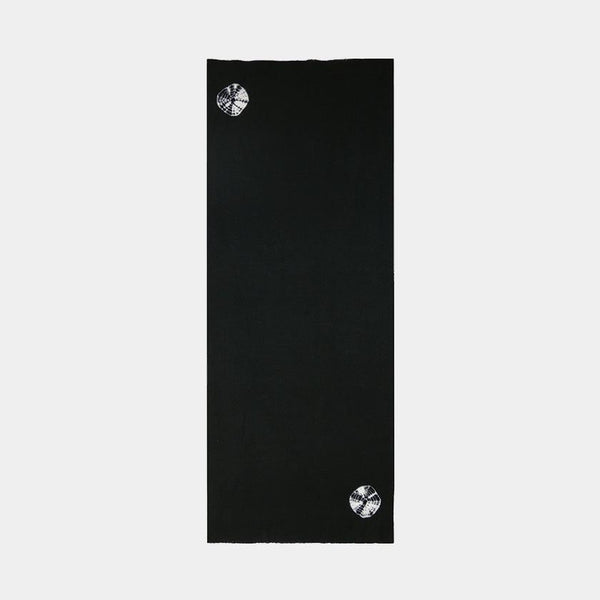 [ผ้าเช็ดตัว] ผ้าขนหนูห่อร่ม (สีดำ) พร้อมกล่องกระดาษ | Kyoto Kanoko Shibori | Yoake