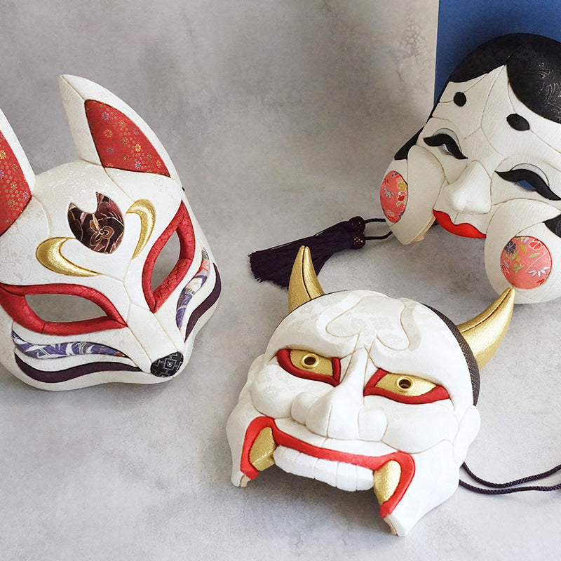 [ORNAMENTAL MASK] KIMEKOMI KAGURA | EDO ART DOLLS | KAKINUMA DOLLS