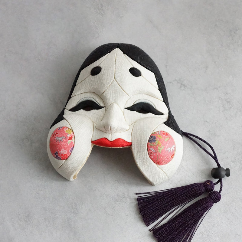 [ORNAMENTAL MASK] KIMEKOMI KAGURA | EDO ART DOLLS | KAKINUMA DOLLS