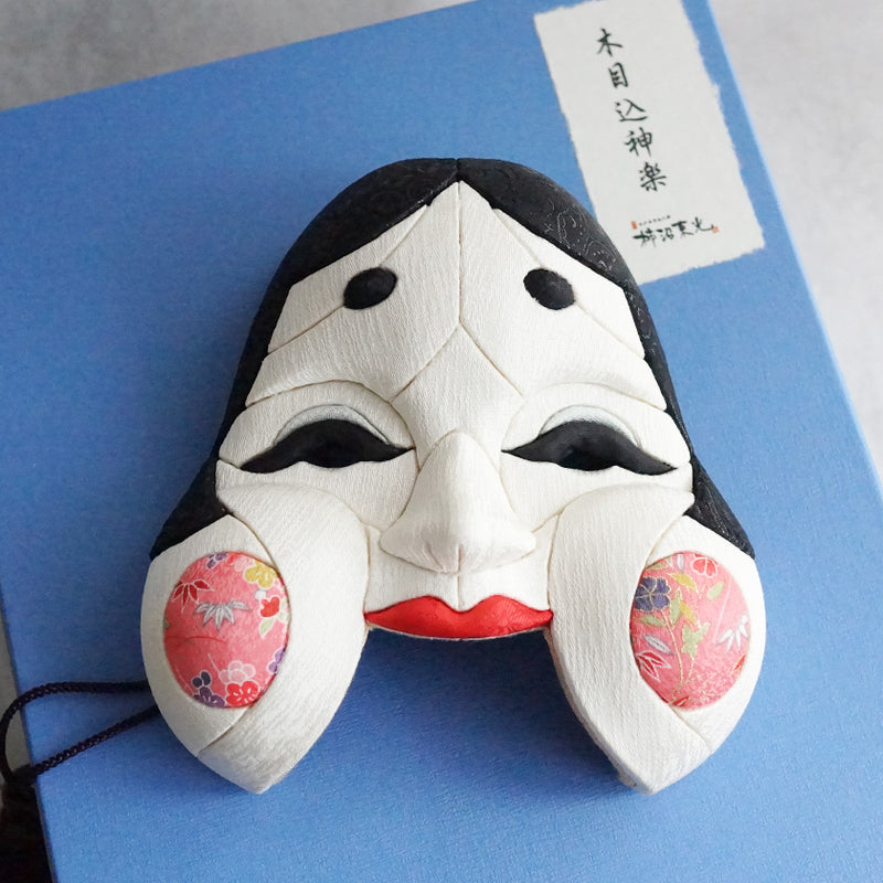 [ORNAMENTAL MASK] KIMEKOMI KAGURA | EDO ART DOLLS | KAKINUMA DOLLS