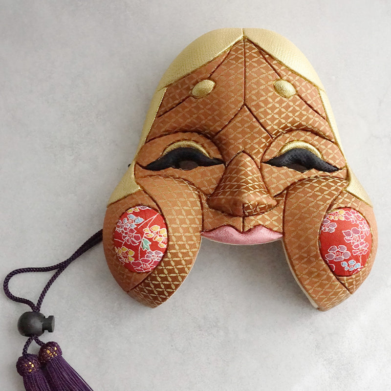 [ORNAMENTAL MASK] KIMEKOMI KAGURA | EDO ART DOLLS | KAKINUMA DOLLS