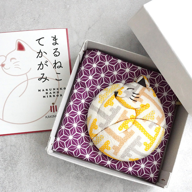 [MIRROR] ROUND CAT (HAND SIZE) | EDO ART DOLLS | KAKINUMA DOLLS