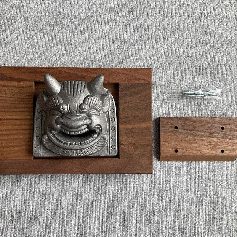 [Gargoyle (รูปปั้นการ์กอยล์) ภายใน] Onigawara เพื่อตกแต่งห้อง: Atsushi Yamashitacrafts | Sanshu Onigawara Crafts | Onigawara Iemori