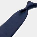 [TIE] ORIGINAL LOGO DEEP BLUE | JAPANESE SILK | SHAKUNONE (WITH GIFT PAPER BAG)