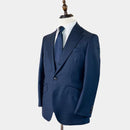 [TIE] ORIGINAL LOGO DEEP BLUE | JAPANESE SILK | SHAKUNONE (WITH GIFT PAPER BAG)