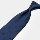 [TIE] ORIGINAL LOGO LIGHT INDIGO | JAPANESE SILK | SHAKUNONE (WITH GIFT PAPER BAG)
