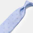 [TIE] ORIGINAL LOGO LIGHT BLUE | JAPANESE SILK | SHAKUNONE (WITH GIFT PAPER BAG)