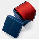 [TIE] ORIGINAL LOGO DEEP CRIMSON | JAPANESE SILK | SHAKUNONE (WITH GIFT PAPER BAG)