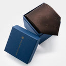 [TIE] ORIGINAL LOGO GENTLE BROWN | JAPANESE SILK | SHAKUNONE (WITH GIFT PAPER BAG)