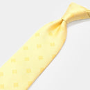 [TIE] ORIGINAL LOGO LEMON COLOR | JAPANESE SILK | SHAKUNONE (WITH GIFT PAPER BAG)