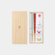 [CHOPSTICKS] CHOPSTICK REST SET APPLE | TSUGARU VIDRO| ADERIA