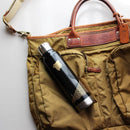 【텀블러/물병】 열머그루시 우산병 웨이브 치도리(블랙) | 에치젠 칠기