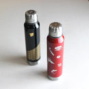 【텀블러/물병】 열머그루시 우산병 웨이브 치도리(블랙) | 에치젠 칠기