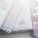 [TOWELS] "IRODORI" 2 BATH TOWELS AND 2 FACE TOWELS SET (PINK / WHITE) | IMABARI TOWELS