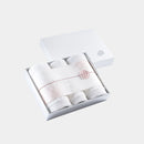 [TOWELS] "EN" BATH TOWEL X 2 & FACE TOWEL X 2 (4 PIECE SET / NEW DESIGN) | IMABARI TOWELS