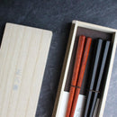 [CHOPSTICKS] WAKASA-NURI CHOPSTICKS COUPLE CHOPSTICKS OCTAGONAL CHOPSTICKS PAIR | WAKASA LACQUERED CHOPSTICKS