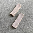 [CHOPSTICKS] PAIR KOKUTAN SQUARE WITH CHOPSTICK REST (21.5, 23.0cm) | MATSUKAN | WAKASA LACQUERED CHOPSTICKS