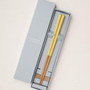 [CHOPSTICKS] HASHIKURA SEASON 01 OAK OCTAGON (CHOPSTICK REST & GIFT BOX SET) | WAKASA LACQUERED CHOPSTICKS | MATSUKAN