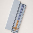 [CHOPSTICKS] HASHIKURA SEASON 01 OAK OCTAGON (CHOPSTICK REST & GIFT BOX SET) | WAKASA LACQUERED CHOPSTICKS | MATSUKAN