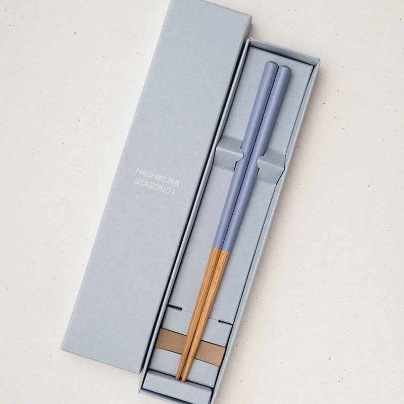 [CHOPSTICKS] HASHIKURA SEASON 01 OAK OCTAGON (CHOPSTICK REST & GIFT BOX SET) | WAKASA LACQUERED CHOPSTICKS | MATSUKAN