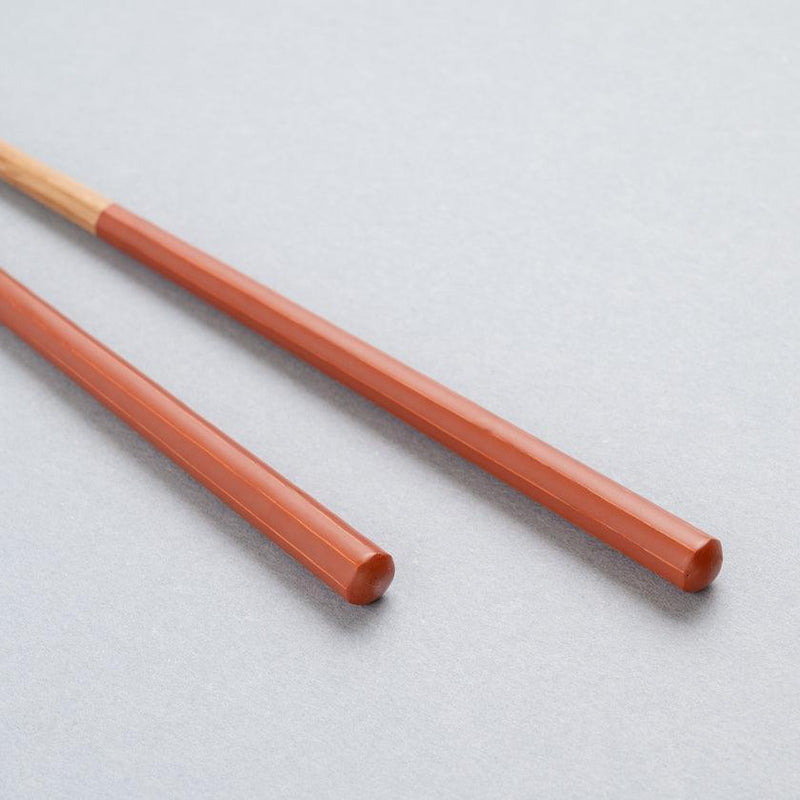 [CHOPSTICKS] HASHIKURA SEASON 01 OAK OCTAGON (CHOPSTICK REST & GIFT BOX SET) | WAKASA LACQUERED CHOPSTICKS | MATSUKAN