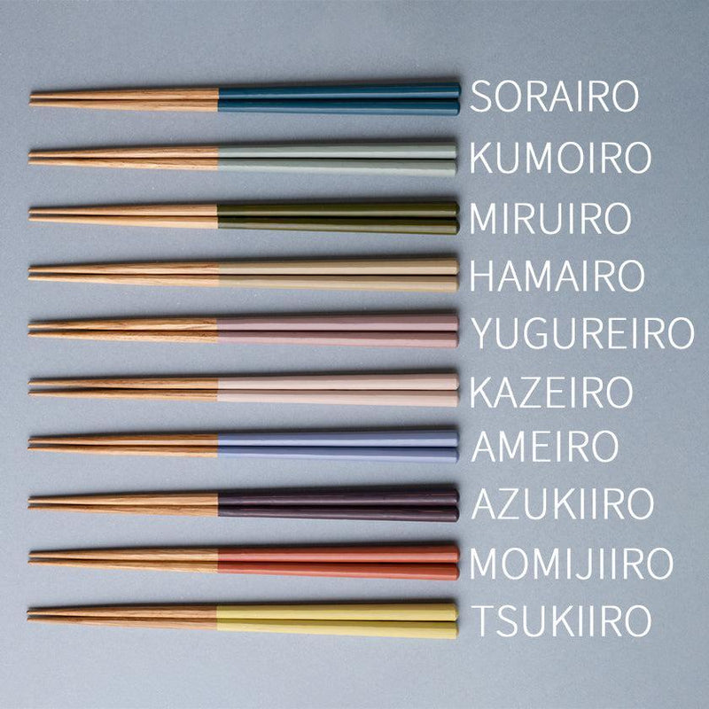 [CHOPSTICKS] HASHIKURA SEASON 01 OAK OCTAGON (CHOPSTICK REST & GIFT BOX SET) | WAKASA LACQUERED CHOPSTICKS | MATSUKAN