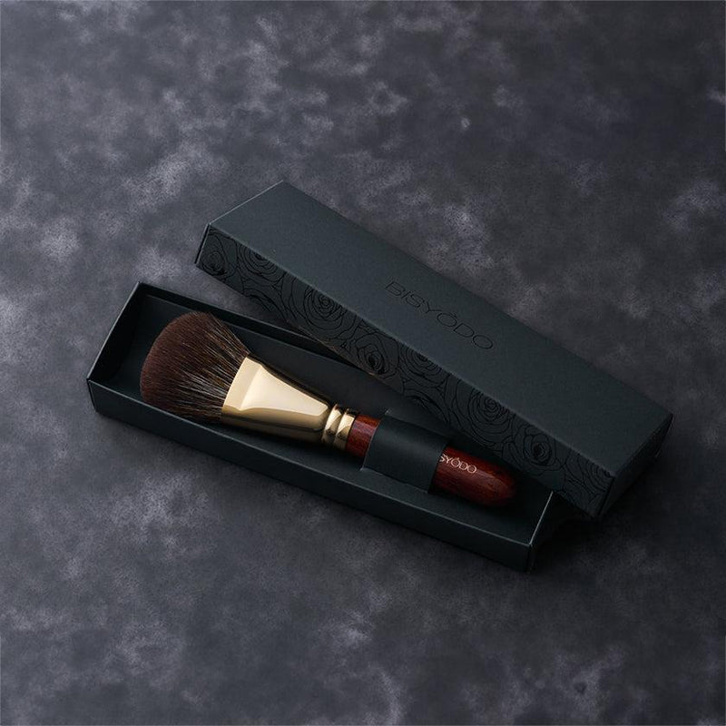 [MAKEUP BRUSH] BISYODO (L) PERFECT FIT BRUSH (FAN SHAPE) 40MM | MAKEUP BRUSH CRAFT | UYODA BISYODO