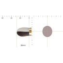 [MAKEUP BRUSH] BISYODO (L) LIQUID FOUNDATION BRUSH (ROUND FLAT) 28MM | MAKEUP BRUSH CRAFT | UYODA BISYODO