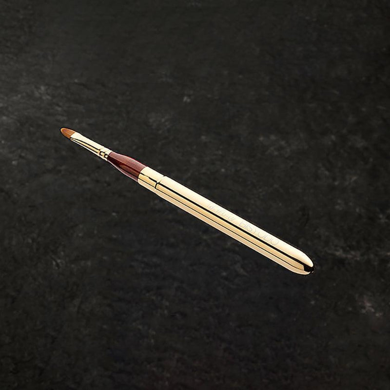 [MAKEUP BRUSH] BISYODO (L) DOUBLE-ENDED CONCEALER BRUSH (FLAT 9MM / ROUND 8MM) | MAKEUP BRUSH CRAFT | UYODA BISYODO