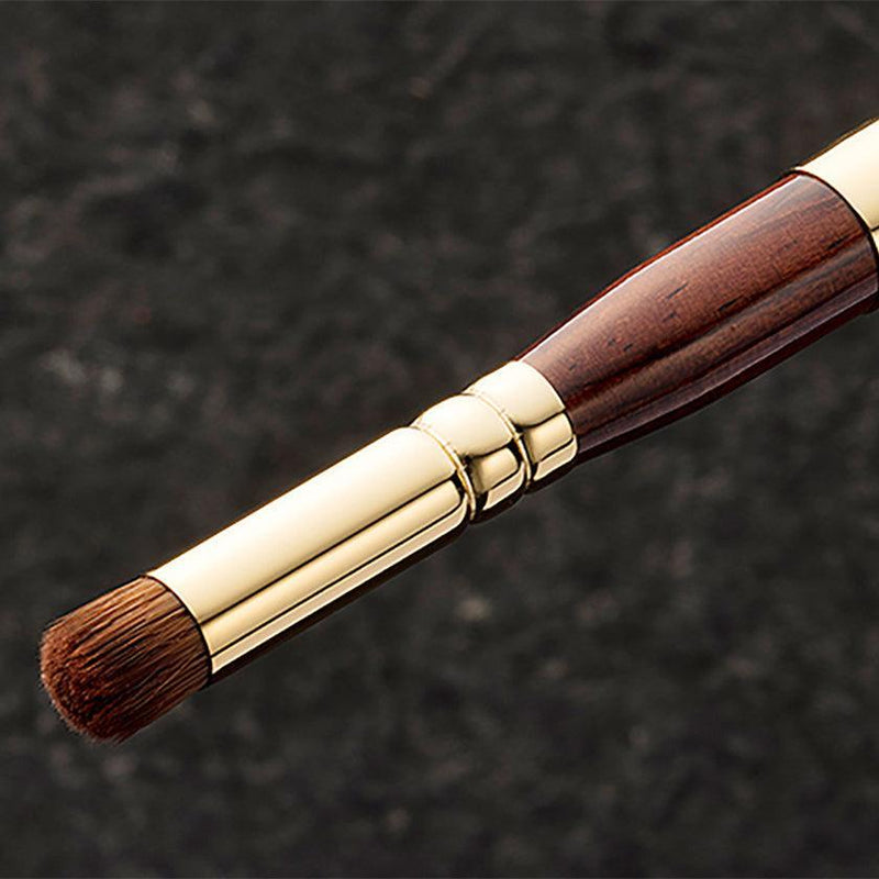 [MAKEUP BRUSH] BISYODO (L) DOUBLE-ENDED CONCEALER BRUSH (FLAT 9MM / ROUND 8MM) | MAKEUP BRUSH CRAFT | UYODA BISYODO