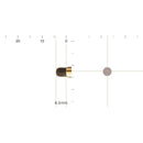 [MAKEUP BRUSH] BISYODO (L) EYESHADOW BRUSH (ROUND) 4.3MM | MAKEUP BRUSH CRAFT | UYODA BISYODO