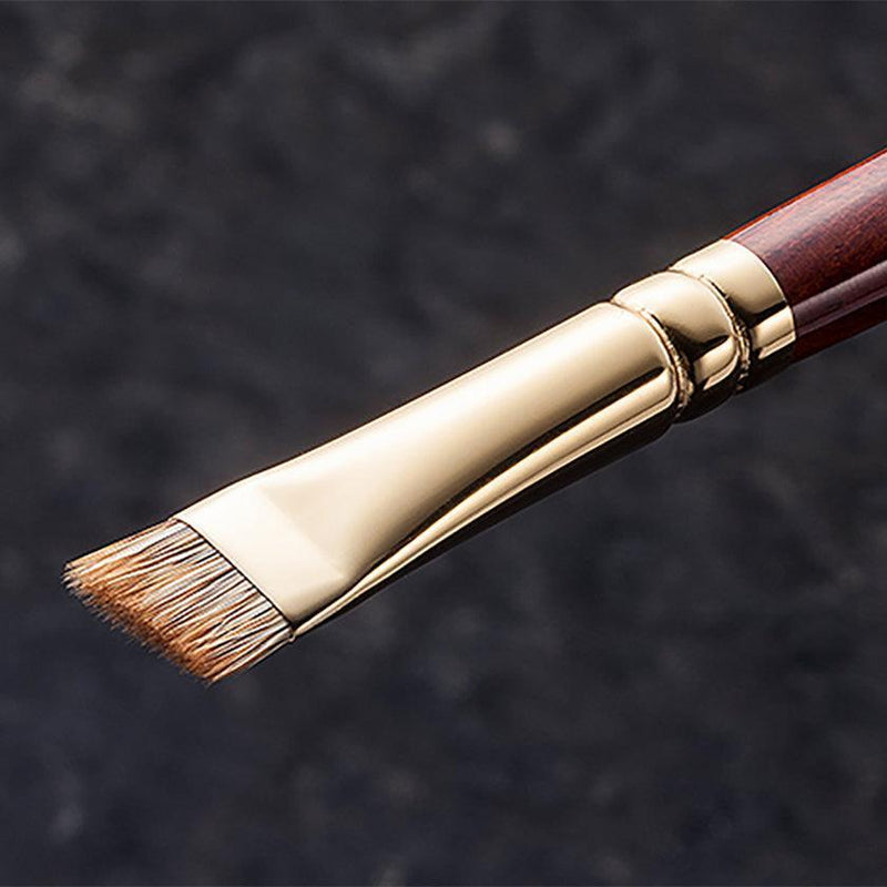 [MAKEUP BRUSH] BISYODO (L) EYEBROW BRUSH (ANGLED) 7.5MM | MAKEUP BRUSH CRAFT | UYODA BISYODO
