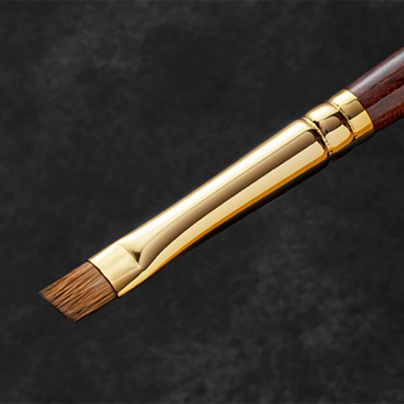 [MAKEUP BRUSH] BISYODO (L) EYEBROW LINER BRUSH (ANGLED) | MAKEUP BRUSH CRAFT | UYODA BISYODO