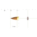 [MAKEUP BRUSH] BISYODO (L) LIP BRUSH WITH CAP (ROUND FLAT) 11MM | MAKEUP BRUSH CRAFT | UYODA BISYODO