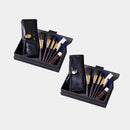 [MAKEUP BRUSH 5-PIECE SET] GRAND SET WITH POUCH | MAKEUP BRUSH CRAFT | UYODA BISYODO