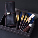 [MAKEUP BRUSH 5-PIECE SET] GRAND SET WITH POUCH | MAKEUP BRUSH CRAFT | UYODA BISYODO