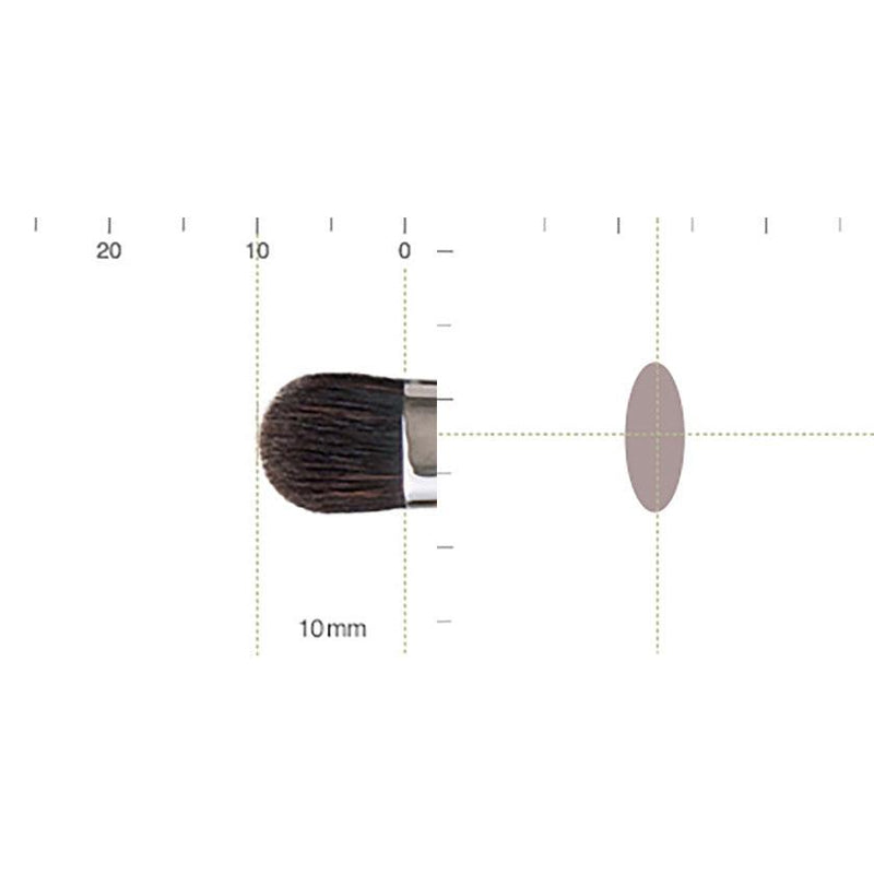 [MAKEUP BRUSH] SHIORI EYESHADOW BRUSH (FLAT) 150MM | MAKEUP BRUSH CRAFT | UYODA BISYODO