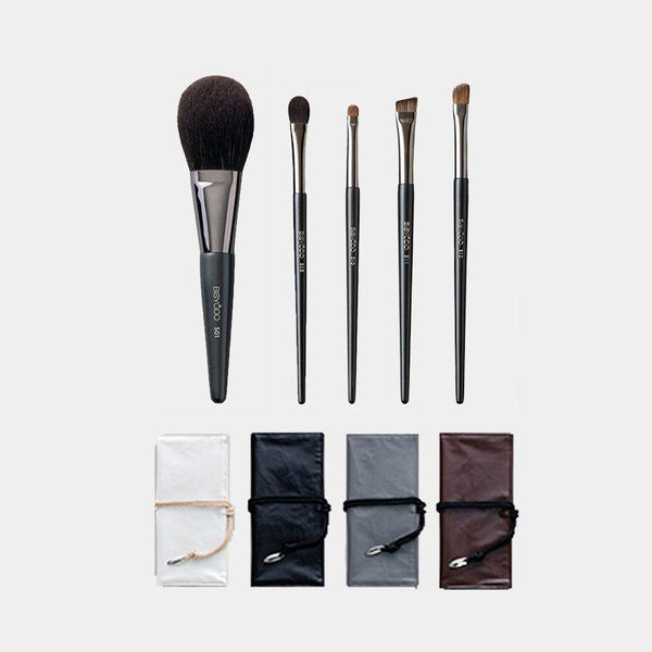 [MAKEUP BRUSH 5-PIECE SET] SHIORI SET WITH POUCH | MAKEUP BRUSH CRAFT | UYODA BISYODO
