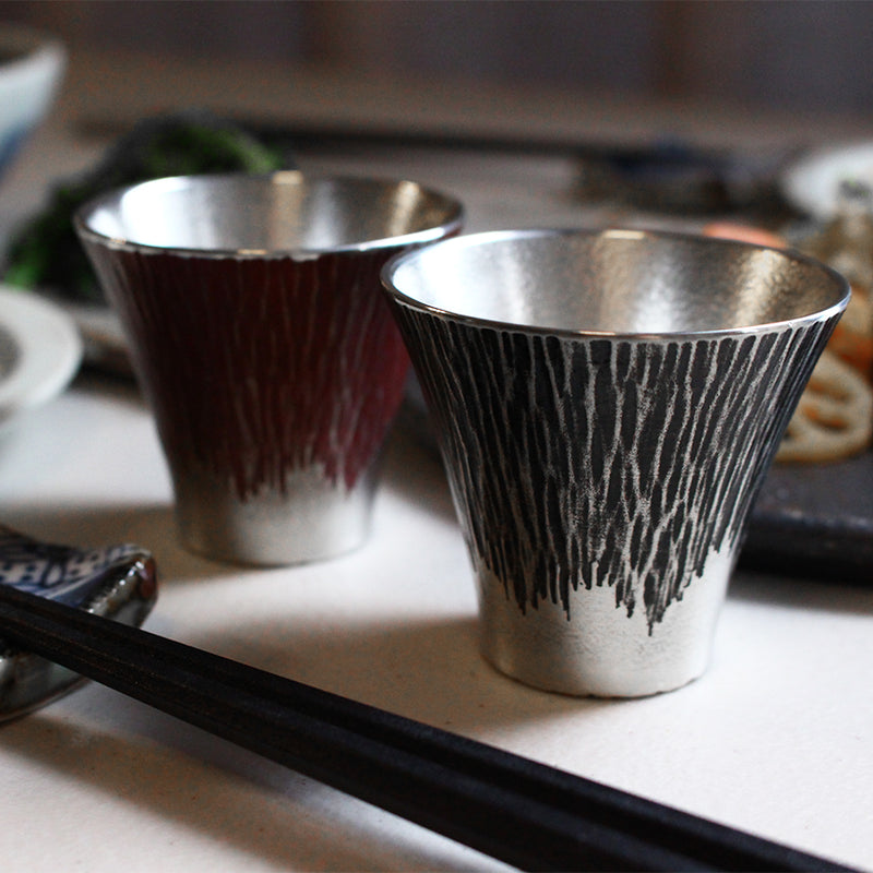 [SAKE CUP] MT. FUJI SERIES | OSAKA NANIWA PEWTER WARE