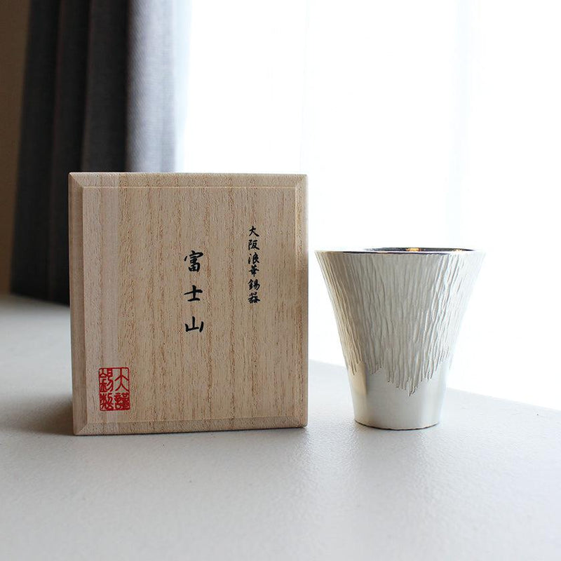 [MUG (CUP)] MT. FUJI SERIES TUMBLER (SMALL) | OSAKA NANIWA PEWTER WARE