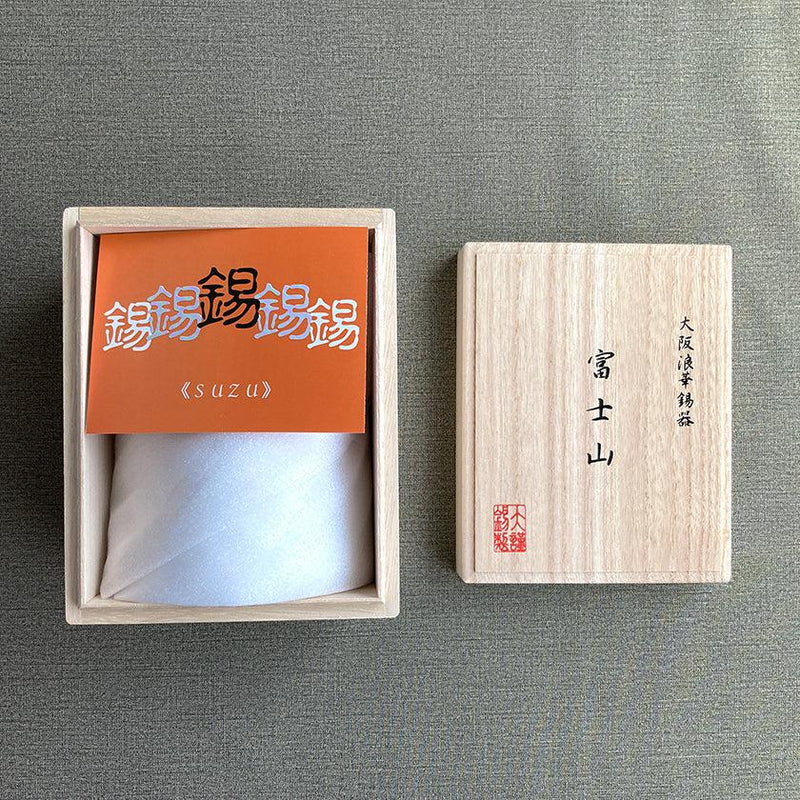 [杯（杯）]富士山系列不倒翁（大）|大阪納尼瓦白蠟器皿