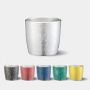 [SAKE CUP] NATURAL BEAUTY FLOWERS & BIRDS & WIND & MOON | OSAKA NANIWA PEWTER WARE