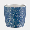 [SAKE CUP] NATURAL BEAUTY FLOWERS & BIRDS & WIND & MOON | OSAKA NANIWA PEWTER WARE